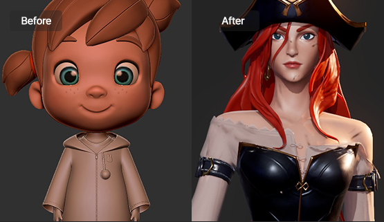 before & after 이미지